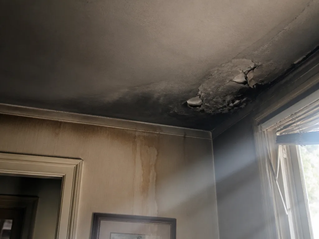 Common warning signs of fire and smoke damage