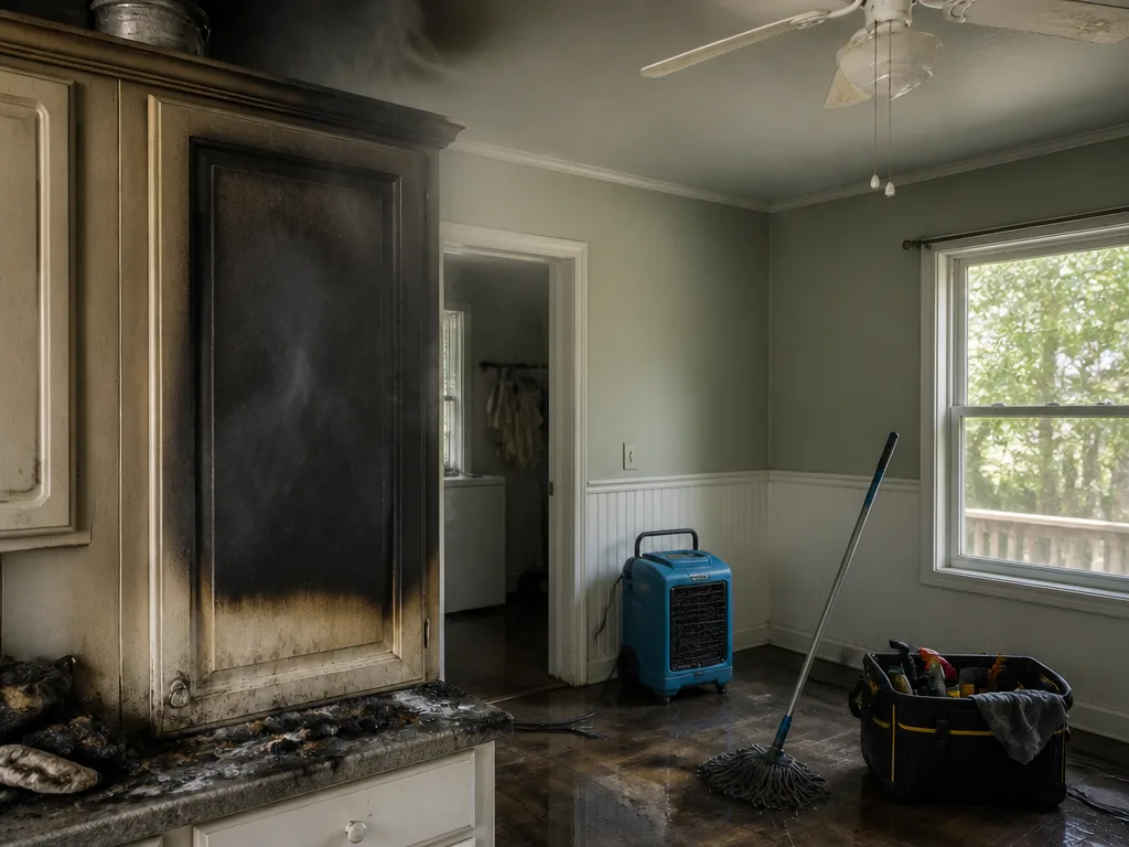DIY vs when to call a fire and smoke damage specialist