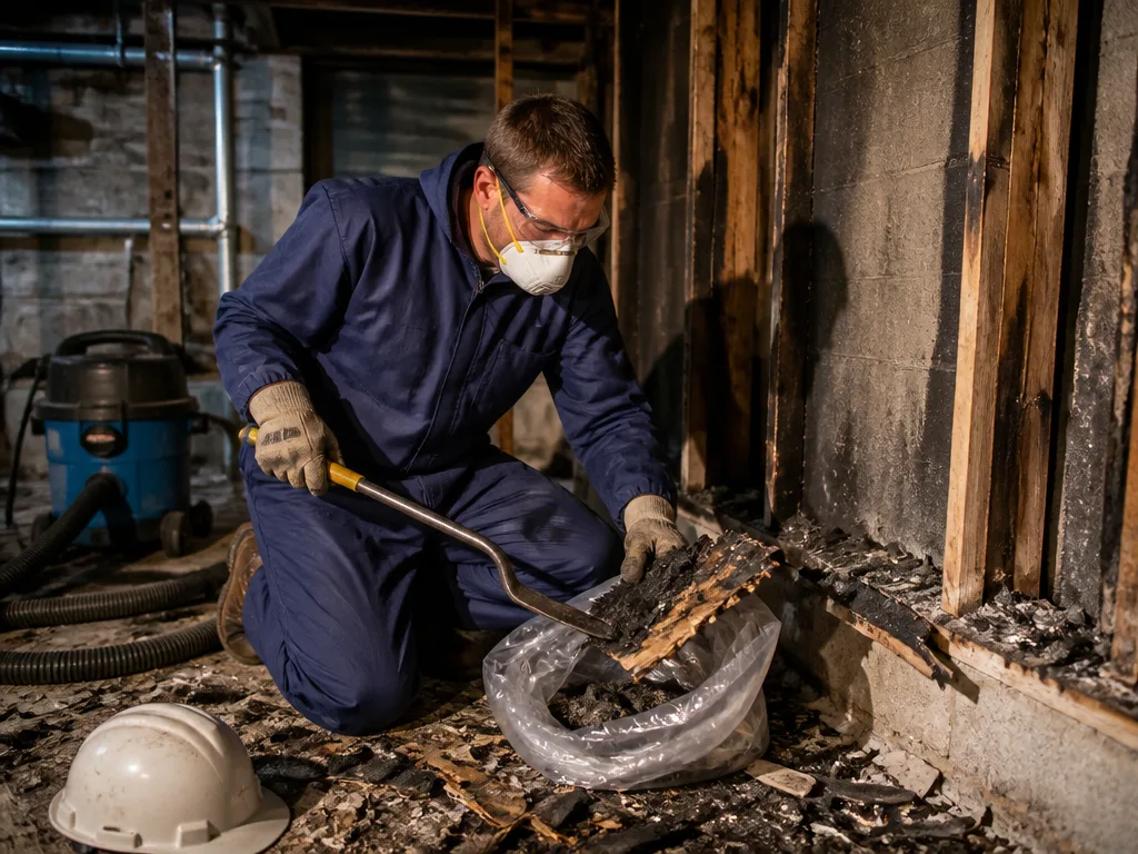 Charred Material Removal